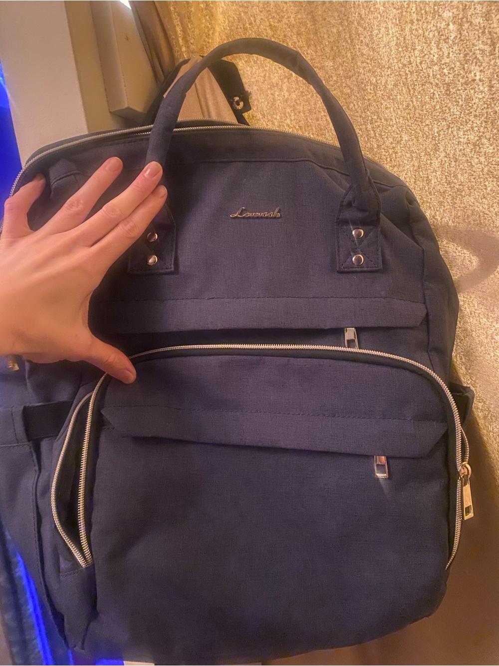 Lovevook navy backpack